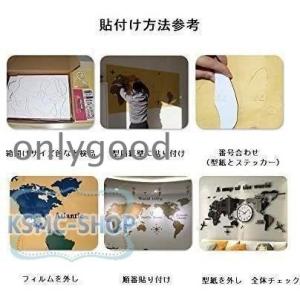 ウォールステッカー 3D 木 木の葉 鏡面 d...の詳細画像4