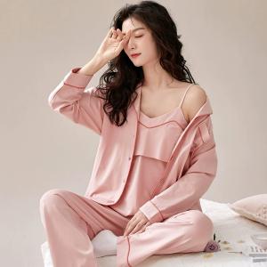 マタニティ パジャマ 前開き 授乳パジャマ 春 ...の商品画像