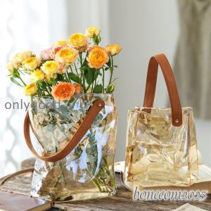 ガラス花瓶 おしゃれ 人気 おすすめ フラワーベース キューブ 四角