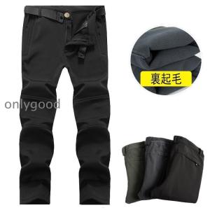 防寒ズボン メンズ ソフトシェルパンツ 登山ズ...の詳細画像1