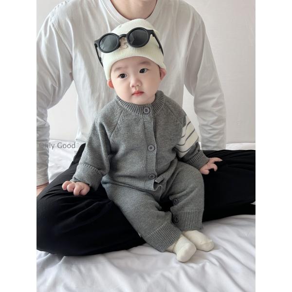 ベビー服  スウェットカバーオール 男の子女の子 子供服長袖ロンパース 出産祝い ボディスーツ 春秋...