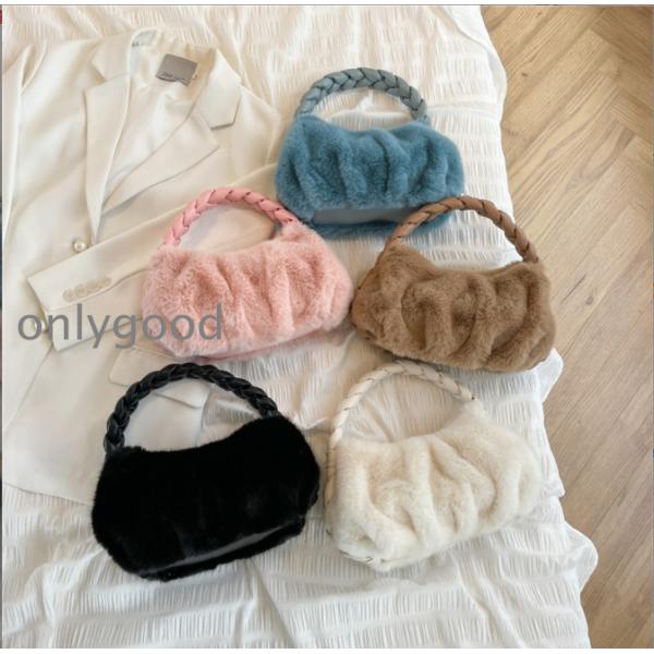 ファーバッグ レディース フェイクファー  高級感 秋冬バッグ カジュアル エコファー ふわふわ も...