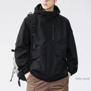 綿アノラックパーカー メンズ プルオーバー ジャケット 綿100