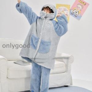 レディース もこもこパジャマ 着ぐるみ パジャ...の詳細画像3