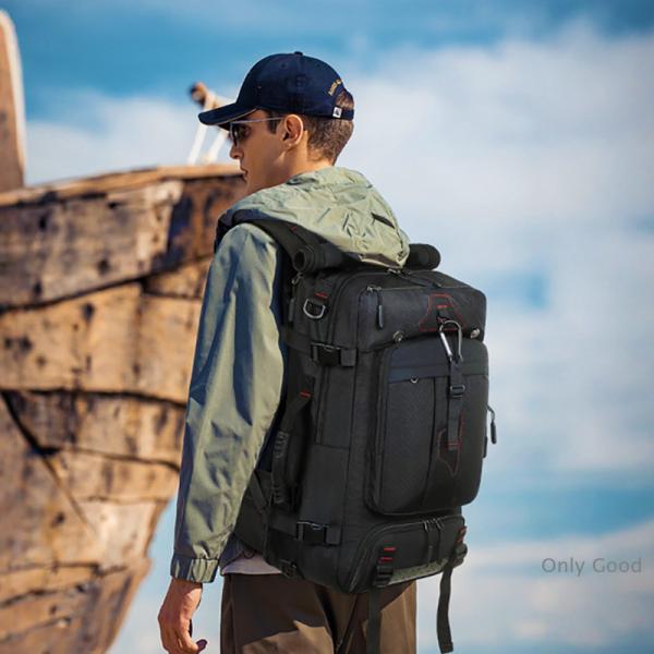 登山リュック 35L 80L大容量 ファスナー リュックサック バックパック リュックサック スクエ...