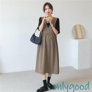 授乳服 マタニティ ワンピース 産前産後対応 ...の詳細画像2