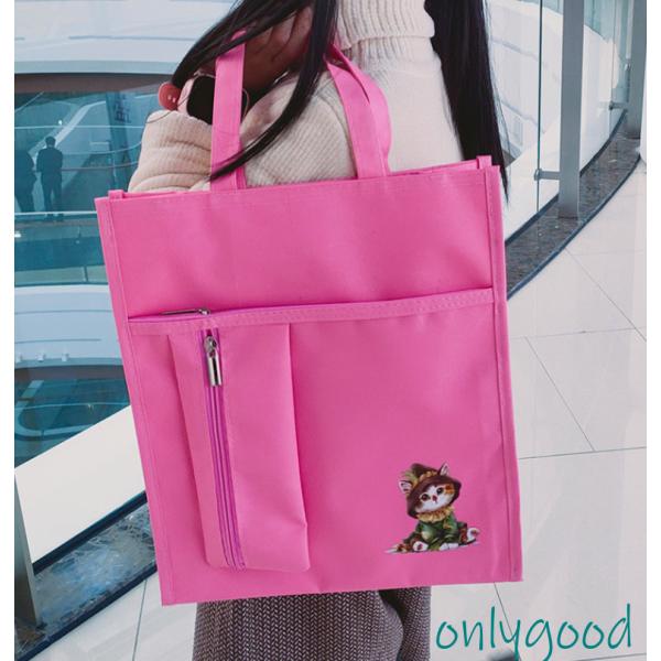 レッスンバッグ 男の子 女の子 手提げバッグ キッズ 子供 防水 小学生 中学生 バッグ 大きめ 入...