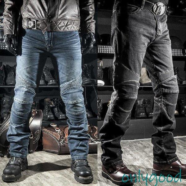 バイクパンツ メンズ　ライダーパンツ プロテクター付き ジーンズ デニム バイクウェア オートバイ ...