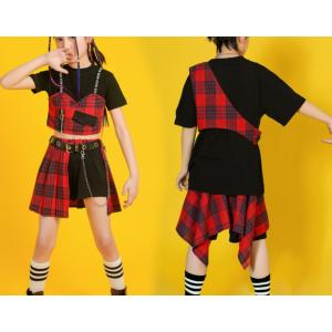 ステージ衣装 キッズダンス衣装 韓国子供服 ヒ...の詳細画像3