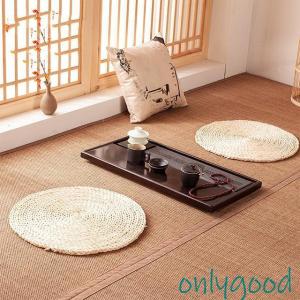 厚さ1.5cm充填なし 座禅を組む 藤編 草編...の詳細画像3