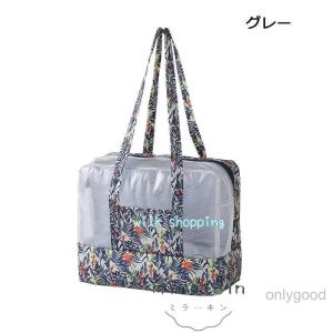 プールバッグ ビーチバッグ 温泉バッグ 乾湿分...の詳細画像4