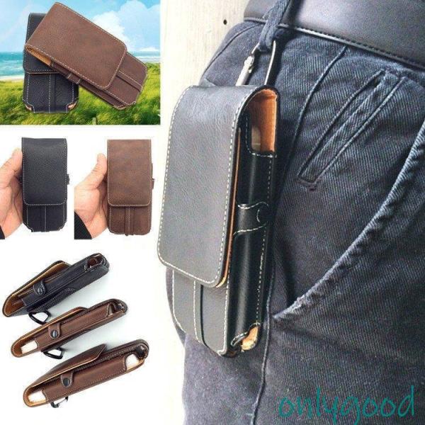 ウエストポーチ ベルトポーチ メンズ レザー ベルトホルダー ベルトポーチ スマホポーチ スマホケー...