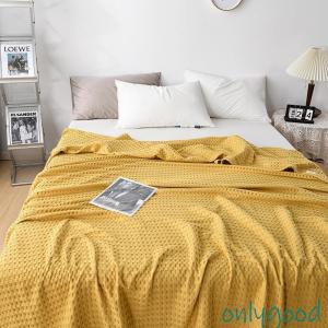 綿100% ワッフルケット ワッフル織り毛布 ...の詳細画像3