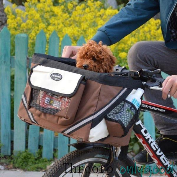 犬 キャリーバック サイクリング 10kg以内犬用 脱着式 自転車 お出かけ ペットキャリー 自転車...
