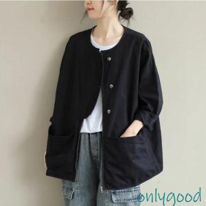 スプリングコート ジャケット レディース 春 ...の詳細画像4