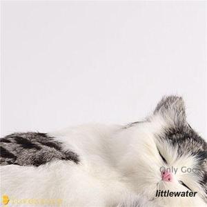 猫 置物 リアルぬいぐるみ かわいい 本物そっ...の詳細画像3