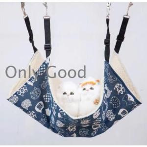 猫 ハンモック ベッド ペットベッド 洗える マット 夏 秋 冬 ゲージ キャット 小動物 大判 防...