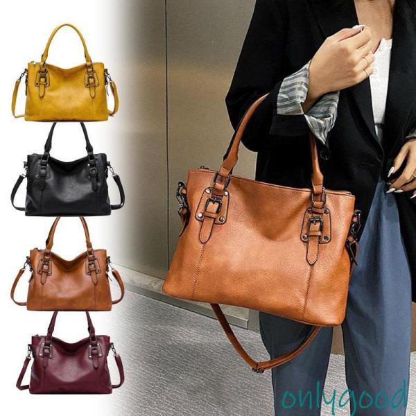 欧米系 ショルダーバッグ   ハンドバッグ レディース 斜め掛け 鞄 カバン フェイクレザー 2wa...