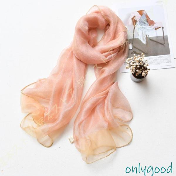 シルク ストール 春 春物 春夏 秋冬 無地 優しい肌触り 薄手 絹 高級 絹ストール スカーフ シ...