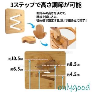 餌入れ 犬 猫 フードボウル 木製 スタンド ...の詳細画像2