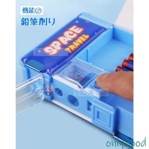 筆箱 小学校 ペンケース 2ドア 両面開き 大...の詳細画像4