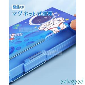 筆箱 小学校 ペンケース 2ドア 両面開き 大...の詳細画像5
