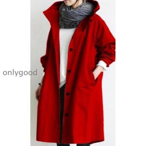 薄手 トレンチコート レディース ロング 30...の詳細画像2