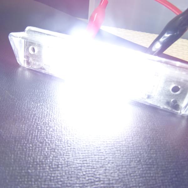 激白光 ! 交換式 ! メルセデス ベンツ LED ナンバー灯 ライセンス ランプ R129 500...