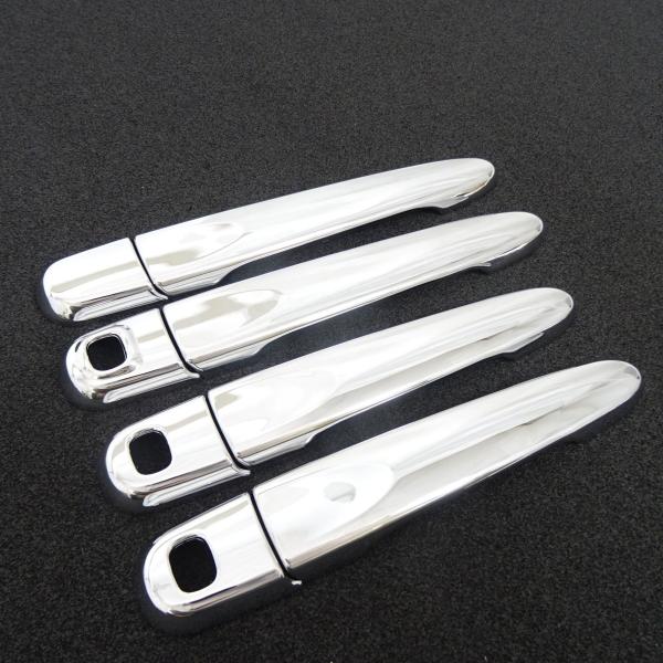 激鏡面仕上げ♪ スバル メッキ ドアハンドル カバー シフォンカスタム LA600F LA610F ...