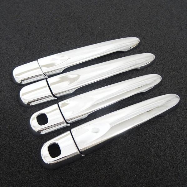 激鏡面仕上げ♪ スバル メッキ ドアハンドル カバー シフォンカスタム LA600F LA610F ...