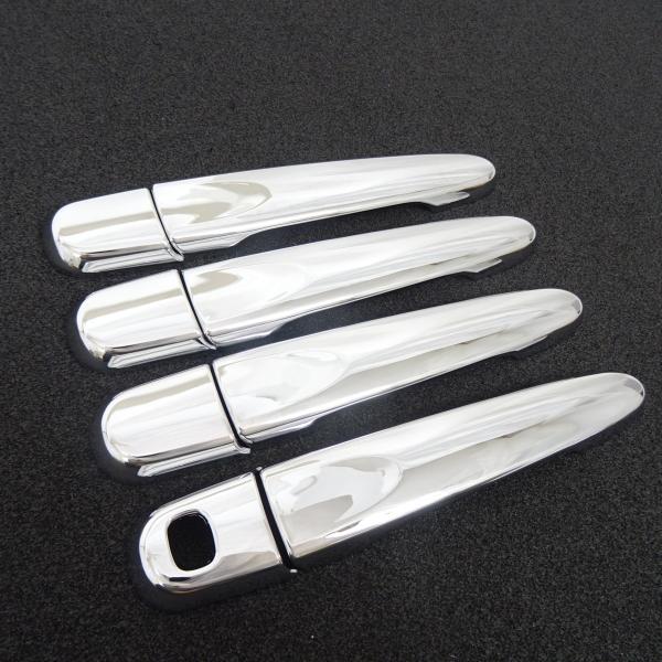 激鏡面仕上げ♪ スバル メッキ ドアハンドル カバー ステラカスタム LA150F LA160F カ...