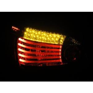 BMW 5シリーズ E60 セダン 前期 フル LEDファイバー クリスタル レッド