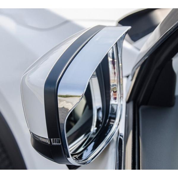 鏡面仕上げ♪ メッキ ドアミラー バイザー リング マツダ CX-5 KFEP KF2P KF5P ...