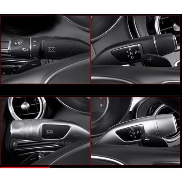 高品格♪ メルセデス ベンツ サテンシルバー シフトレバー カバー W205 C205 A205 C...