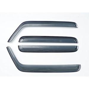 安心ビス付き♪ メッキ モール ドアバイザー サイドバイザー