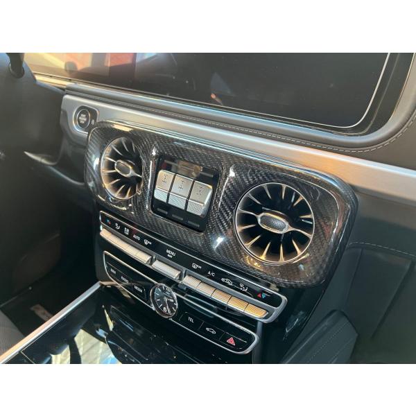 高品質♪♪ ベンツ リアル カーボン センター エアコンダクト カバー W463 W463a W46...