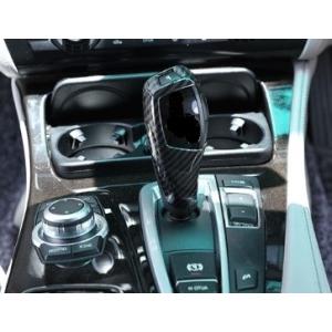 スポーティ全開♪ BMW カーボンルック シフトノブ カバー F34 320i 320d 328i ...