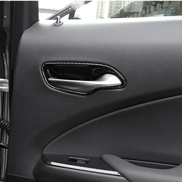 スポーティ全開♪ カーボン ルック インナードアハンドル カバー レクサス UX UX200 UX2...