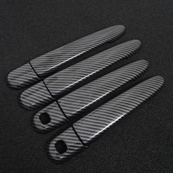 スポーティ全開♪ カーボン ルック ドアハンドル カバー シフォンカスタム LA600F LA610...