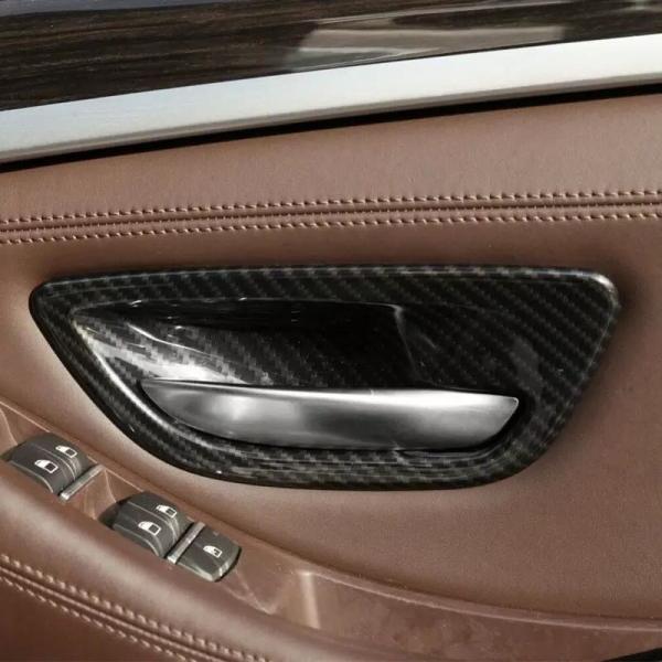 BMW カーボンルック インナー ドアハンドル カバー F07 528i 535i 550i xDr...