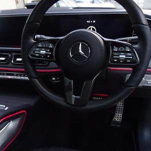 高品質♪♪ メルセデス ベンツ リアル カーボン インナー ドアハンドル