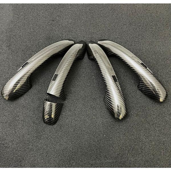 高品質♪ メルセデス ベンツ ドライ カーボン ドアハンドル カバー AMG GT X290 4DR...