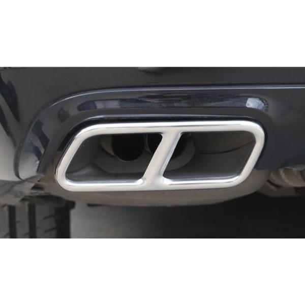 メルセデス ベンツ AMGルック 4本出しルック メッキ マフラー カバー W222 C217 R2...