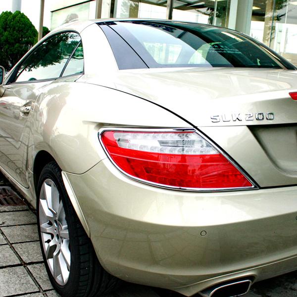 メルセデス ベンツ メッキ テールライト テールランプ リング R172 SLK200 SLK350...