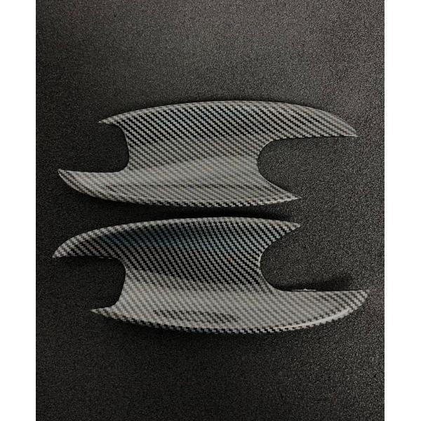 メルセデス ベンツ カーボン ルック ドアハンドル カバー R230 SL350 SL500 SL5...