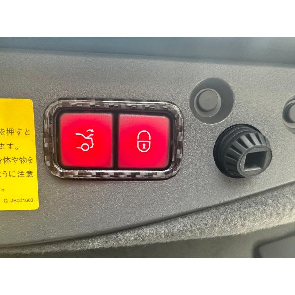 スポーティ全開♪ メルセデス ベンツ ソフト カーボン トランク スイッチ カバー AMG GT X...
