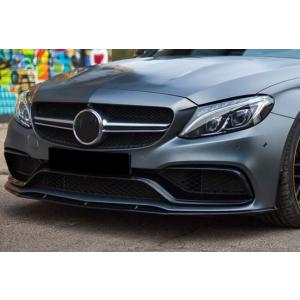 スポーティ全開♪ ベンツ カーボン ルック バンパーダクト フィン W205 