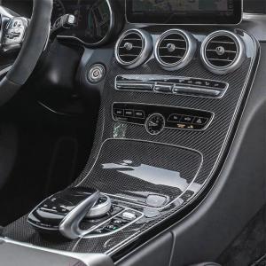 メルセデス ベンツ カーボン ルック センターコンソール パネル カバー