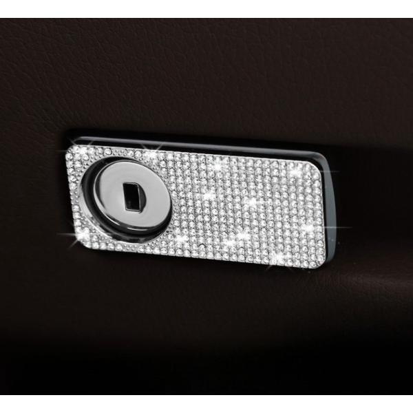 ラグジュアリー感UP♪ メルセデス ベンツ スワロフスキー グローブボックス パネル カバー N29...