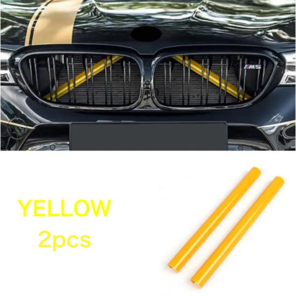 デザイン性UP♪ BMW フロントグリル 補強バー カバー 黄色 F40 118i 118ｄ M13...